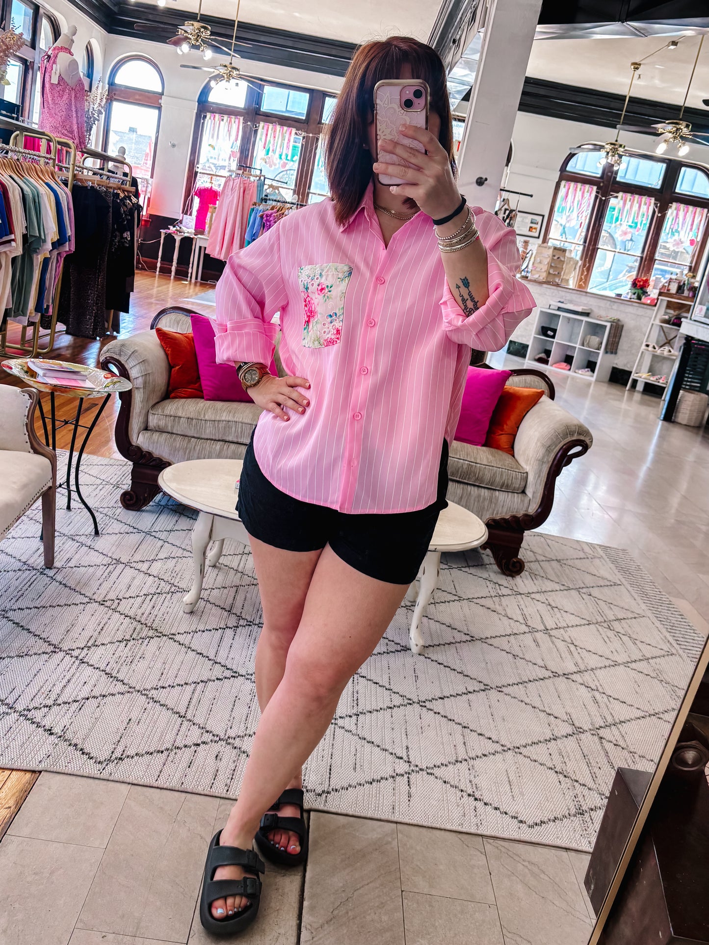 The Nora Button Up