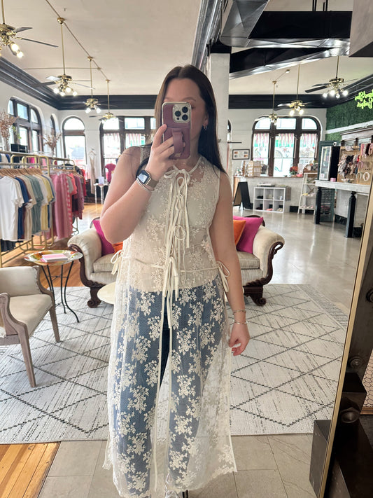 The Maggie Lace Vest