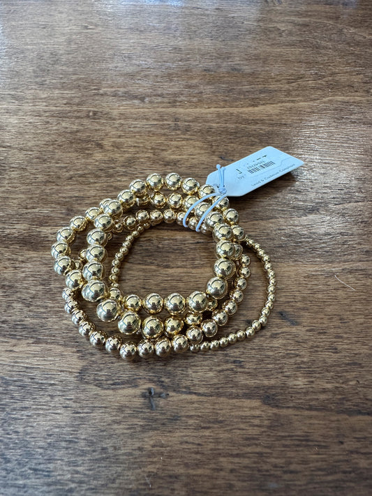 Gold Beaded Stack
